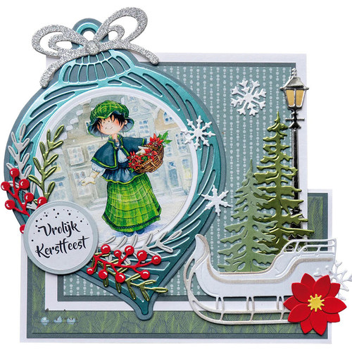 8498松树 切割模板DIY模具Cutting die Scrapbook手账贺卡制作