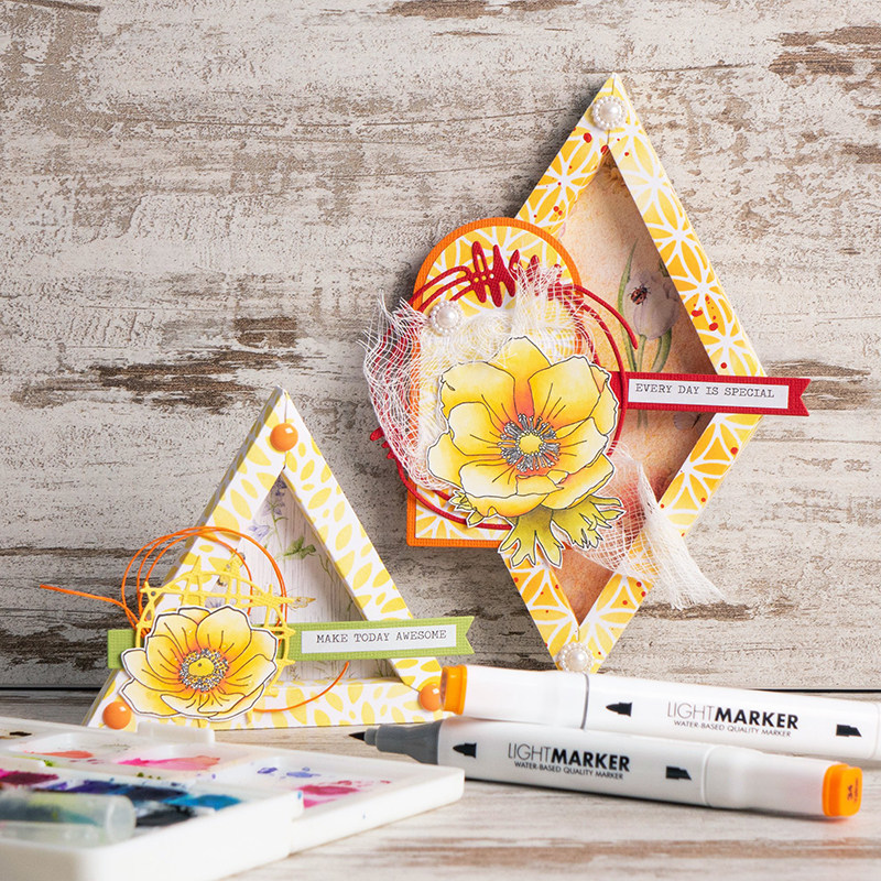 3047菱形相框 切割模具DIY cutting die碳钢模板Scrapbook手账