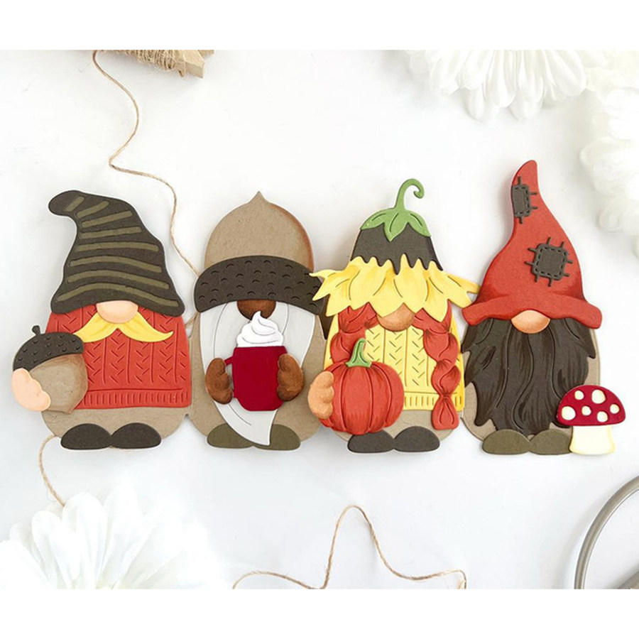 7119圣诞精灵 切割模板DIY模具cutting die贺卡Scrapbook贺卡制作