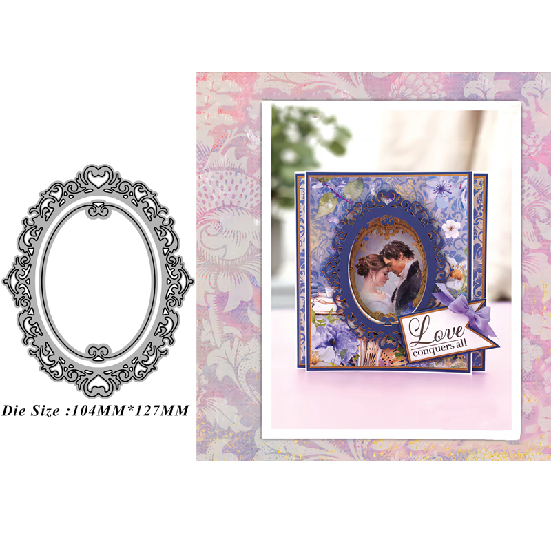 6633蕾丝背景 切割模板DIY模具 cutting die贺卡Scrapbook制作