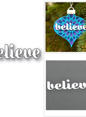 7637英文单词 切割模板DIY模具cutting die手账Scrapbook贺卡制作