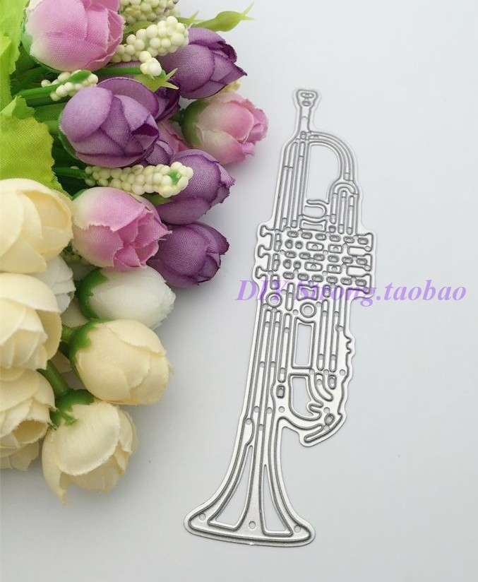 切割模板DIY模具cutting die贺卡相册Scrapbook手账制作 乐器Y46