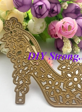scrapbook DIY相册制作卡片 切割模具 贺卡工具  水晶鞋 Y204