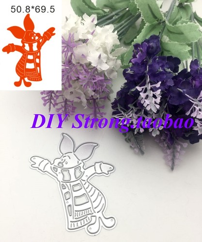 Scrapbook DIY模板 相册制作卡片切割模具贺卡手账制作 兔子Q123