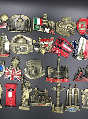 fridge magnet tourist all over the world Europe Asia