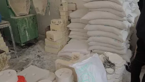 Гипсовая порошковая керамическая плесень Старшая гипсовая порошковая порошка керамическое сырье керамическое модель модели гипса