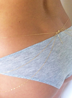 欧美身体链 belly body chain比基尼腰链 精致性感腰链首饰配饰女