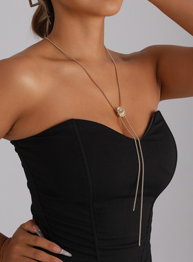 欧美跨境饰品帽子蝴蝶元素项链女