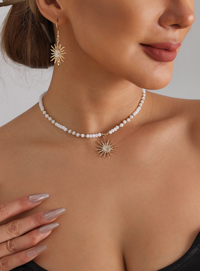 欧美跨境饰品几何多切面球形玻璃