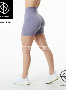 ALPHALETE女OZONE SHORT健身训练高腰运动短裤