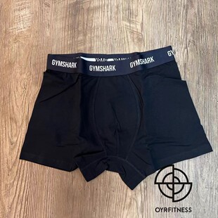 英国GYMSHARK BOXERS (2PK)男士健身运动四角内裤2条装