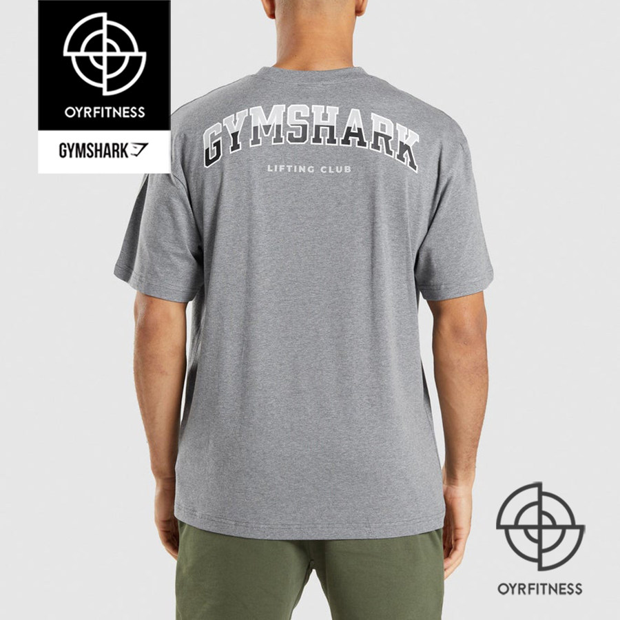 GYMSHARK 男GSLC OVERSIZED T-SHIRT 健身运动宽大版短袖