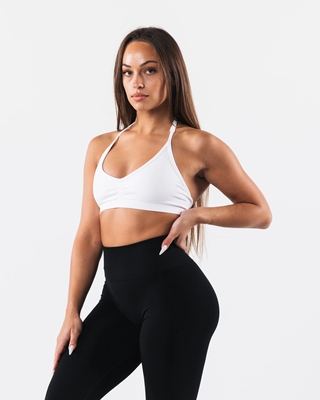 美国 ALPHALETE 女AMPLIFY HALTER BRA运动健身挂脖内衣