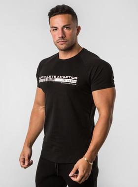 现货 ALPHALETE BARCODE PERFORMANCE TEE 男健身休闲短袖