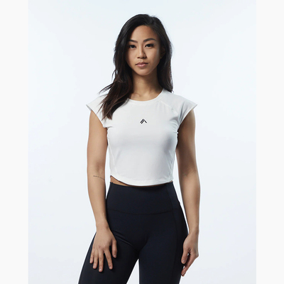 ALPHALETE 女VELOCITY CROP TEE短版T恤