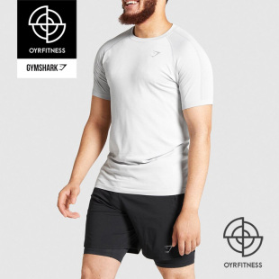 英国GYMSHARK ASPECT LIGHTWEIGHT 轻量级训练无接缝短袖