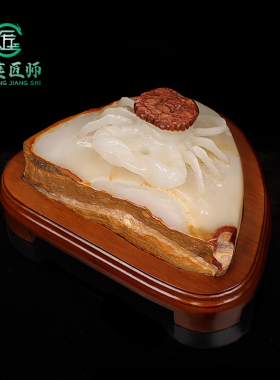 天然玉石八方来财装饰工艺品
