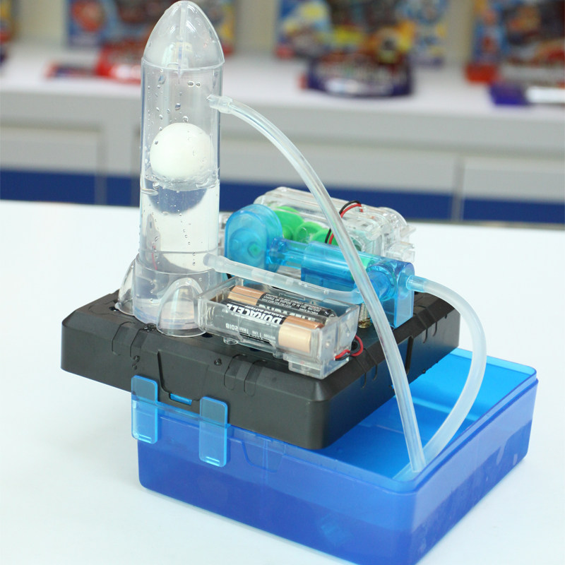 儿童学生物理科教实验玩具活塞式水泵水循环处理模型 科技小制作