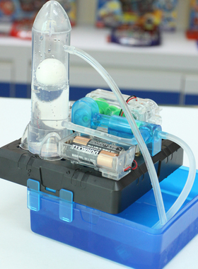 电动活塞式抽水机水泵水循环处理模型学生物理实验玩具科技小制作