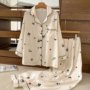 Kiai 200斤胖MM高级感加肥冬大码睡衣女士家居服套装可外穿