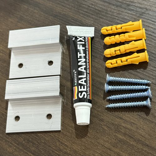 铜牌不锈钢钛金折边支架免钉挂钩