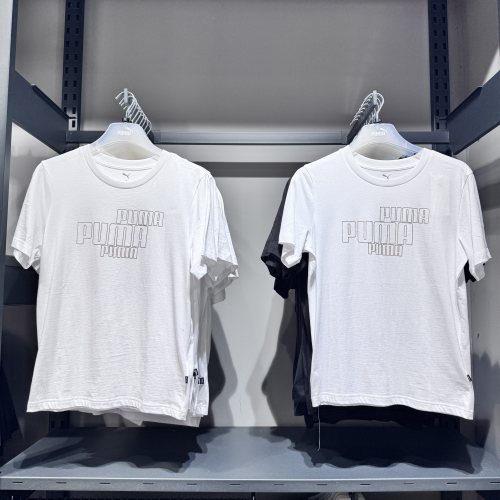 PUMA彪马 GRAPHICS Foil男款金标字母简约休闲运动短袖T恤 690667