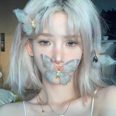 氛围感拍照神器会动的蝴蝶发夹超仙夹子头饰灵动翅膀发卡森系发饰