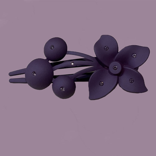 新款樱桃抓夹发夹女盘发后脑勺网红头饰水钻发卡子韩国大号鸭嘴夹