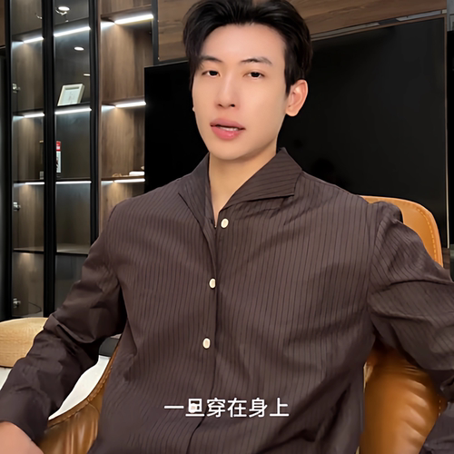 SDSA男士秋冬新款男装复古撞色竖纹长袖衬衫百搭商务衬衣OAS931