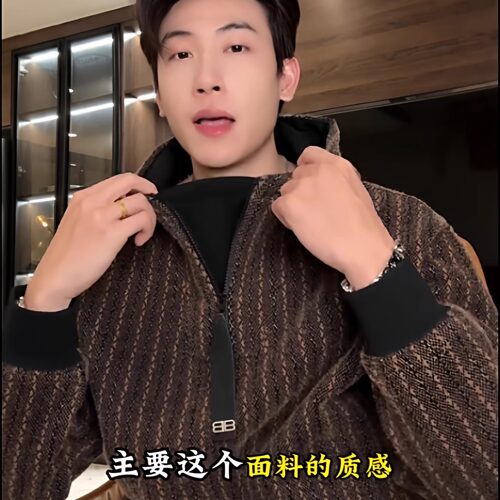 SDSA男士秋冬新款痞帅男装休闲绒毛竖纹刺绣半拉链连帽卫衣百搭