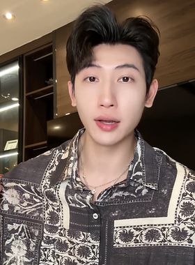 SDSA秋季新款男士痞帅简约撞色花卉纽扣长袖衬衫韩系百搭舒82323