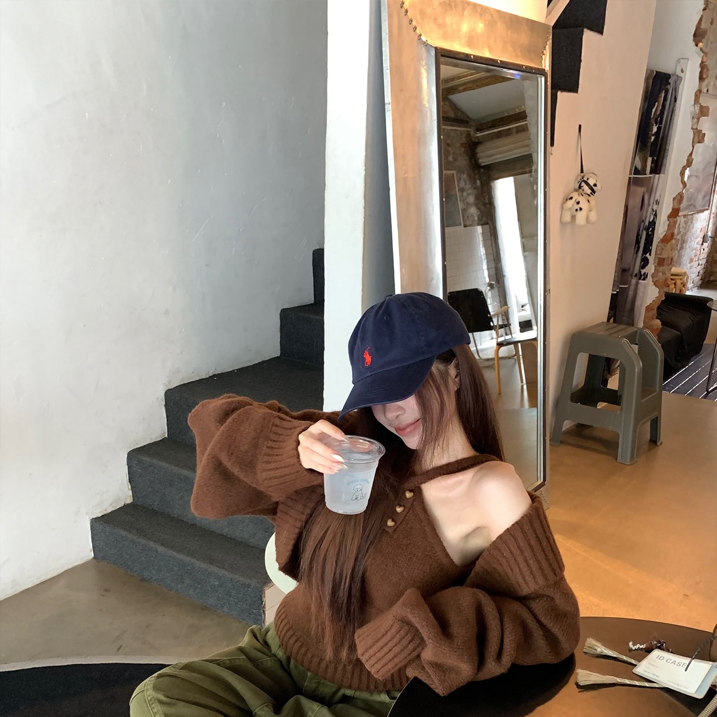 ffcheer 毛衣针织开衫外套女+吊带上衣 慵懒韩系氛围感秋冬季穿搭