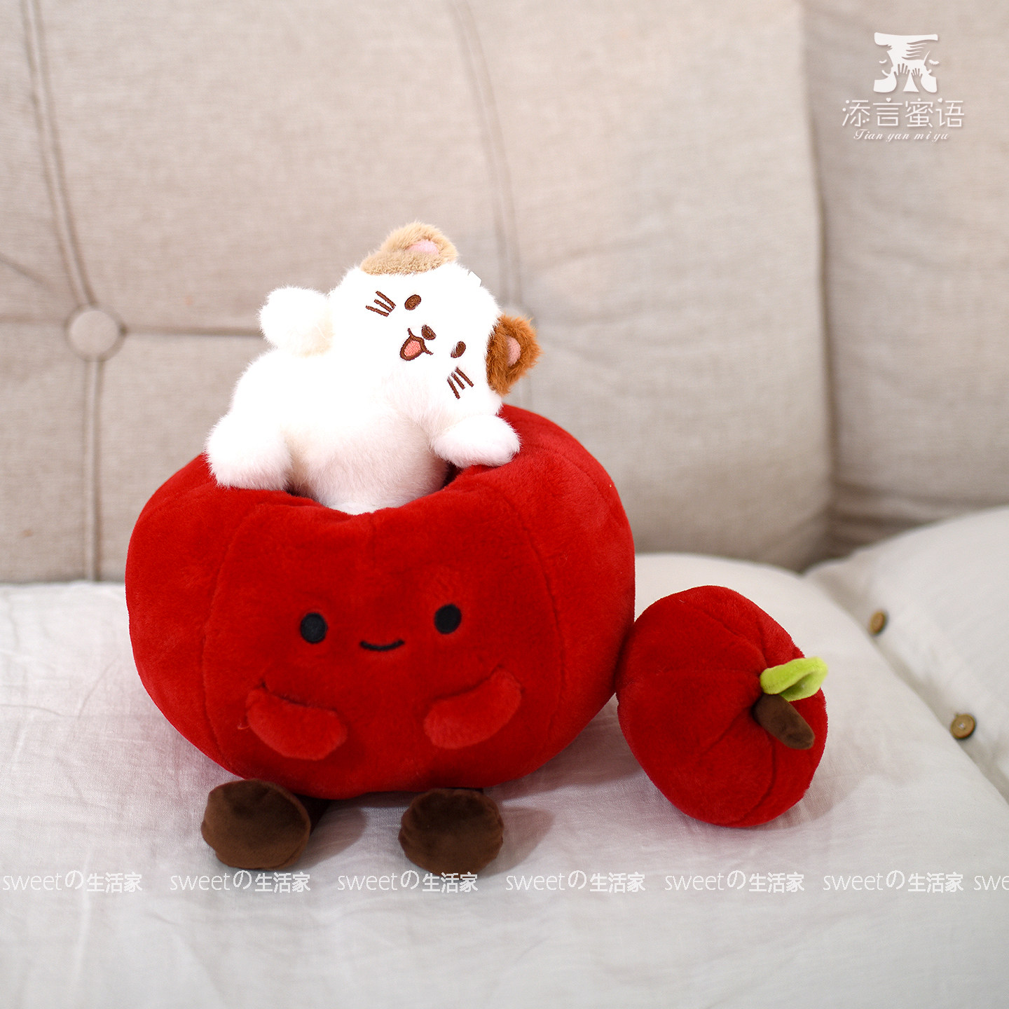 添言蜜语毛绒圣诞礼盒小玩偶