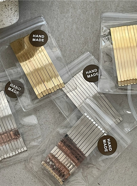 边夹合金基础简约弯弓形发夹
