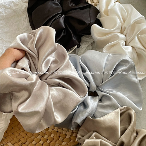 大号柔软丝滑缎面质感大肠发圈