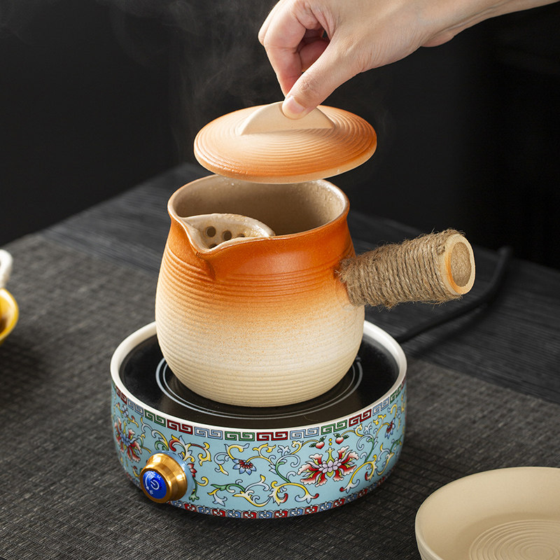 围炉煮茶珐琅彩电陶炉罐罐壶煮茶器家用多功能玻璃电热烧水煮茶炉,餐饮具,煮茶炉,淘宝优惠券,粉丝福利购,淘宝优惠卷