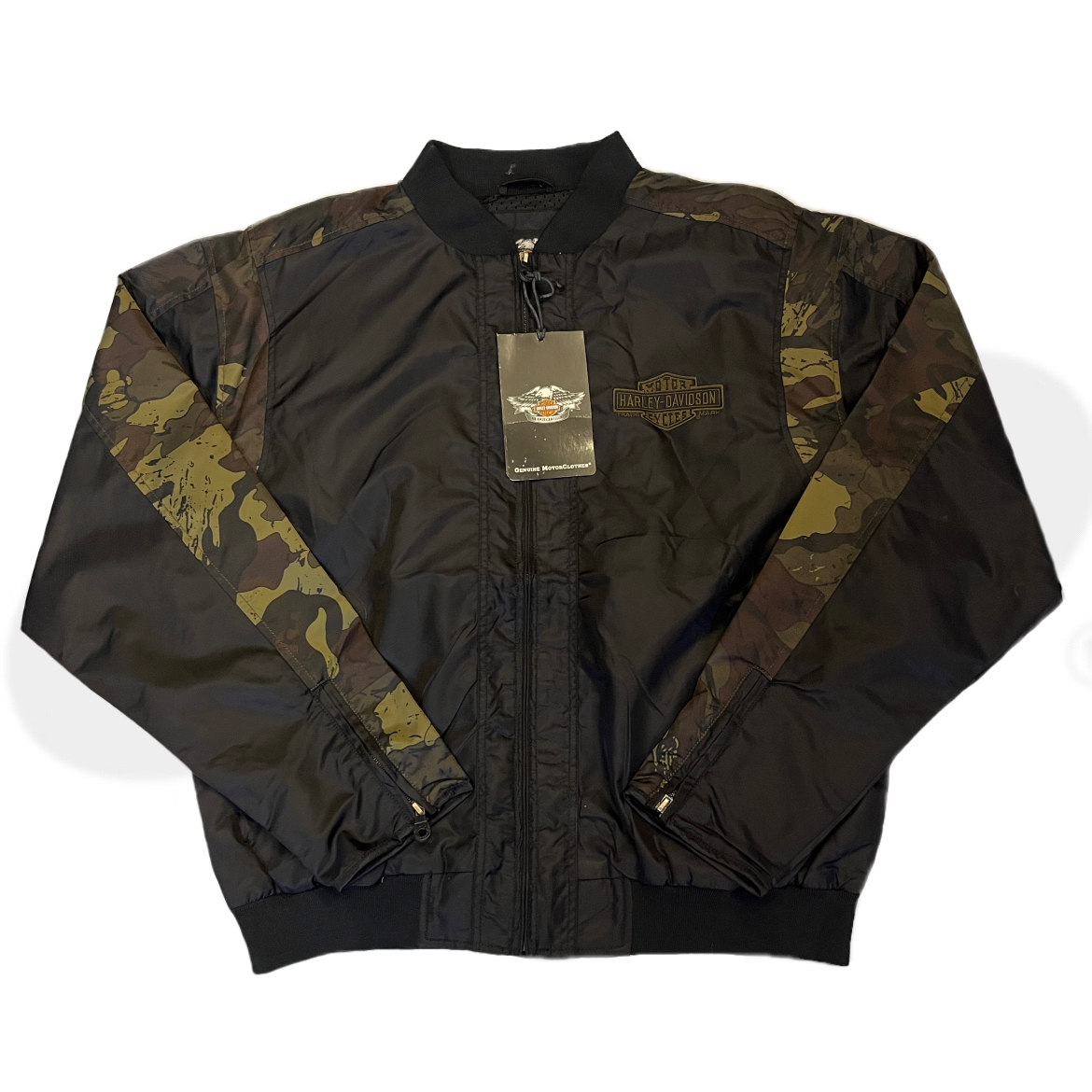 美式街头old school工装机车骑行夹克外套嘻哈复古刺绣夹克