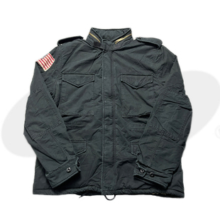 RR户外m65版型中长款猎装夹克外套，冬季羊羔绒加厚外套