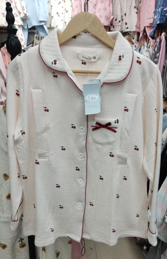 特价小码清货多款秋冬空气三层保暖全棉单件睡衣上装哺乳家居服