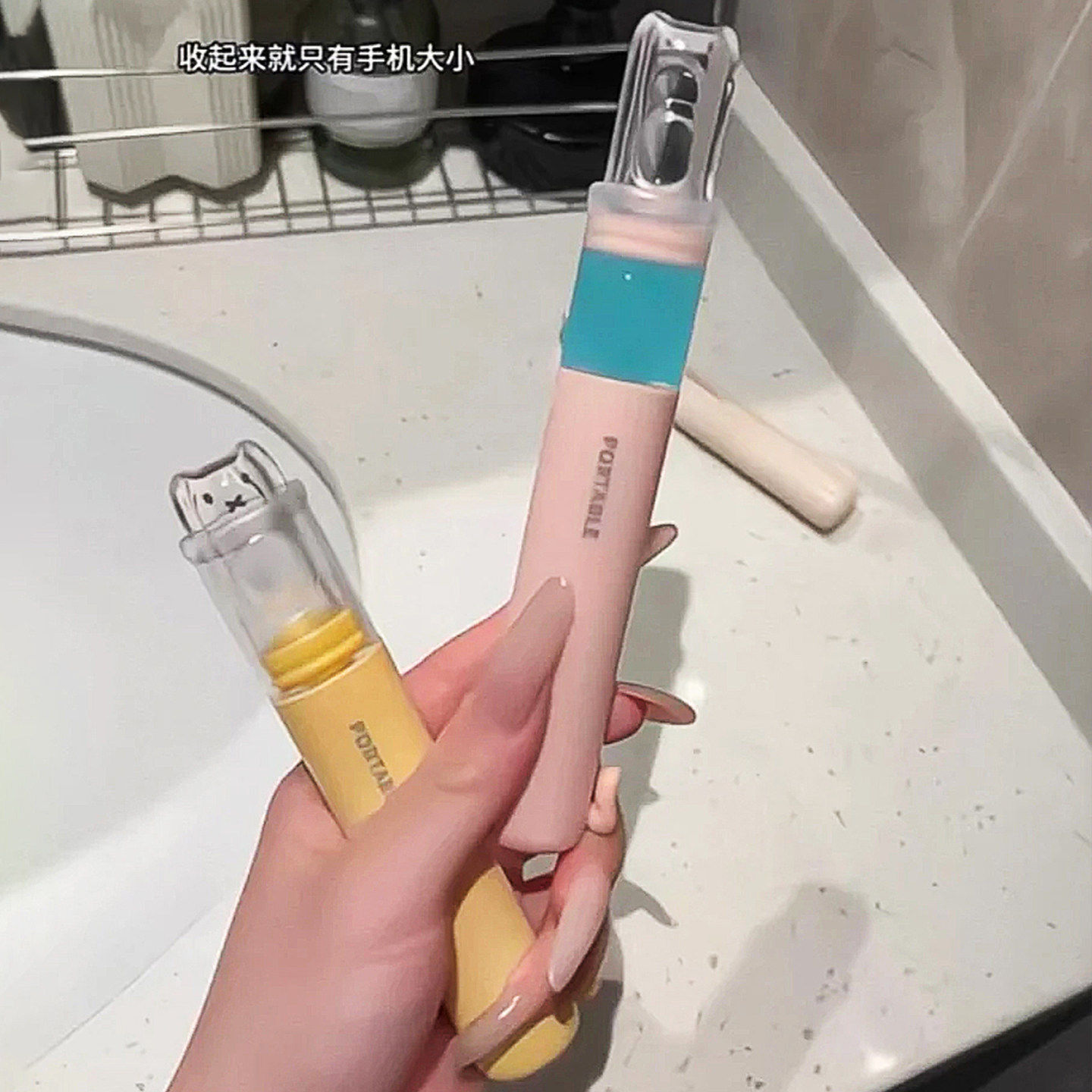 自带牙膏的便携牙刷！二合一牙刷牙膏一体便携式旅行软毛成人套装,洗护清洁剂/卫生巾/纸/香薰,旅行牙刷,淘宝优惠券,粉丝福利购,淘宝优惠卷