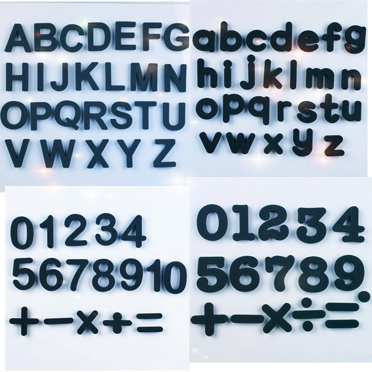 ins风字母磁贴数字磁性贴冰箱冰箱贴