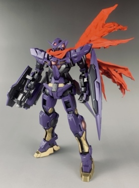 高达模型现货 万代MG 00能天使 改色 忍者 高达代工成品模型