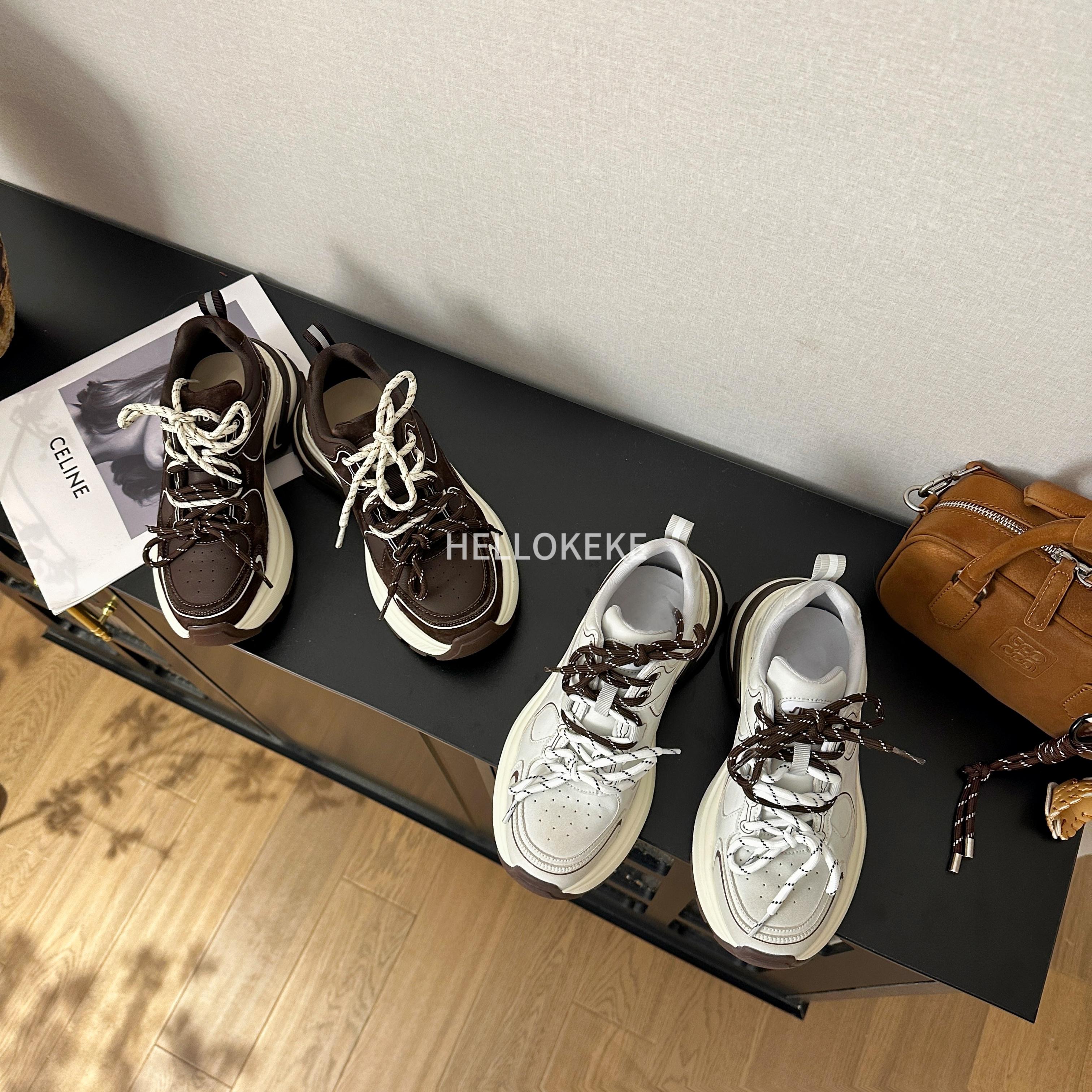 增高厚底7cm老爹鞋韩版