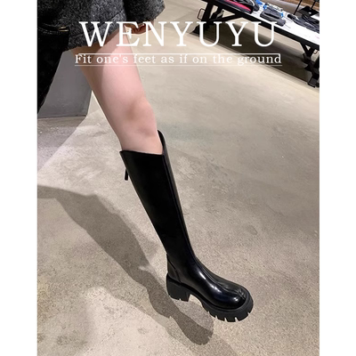 【现货秒发】小个子增高骑士靴