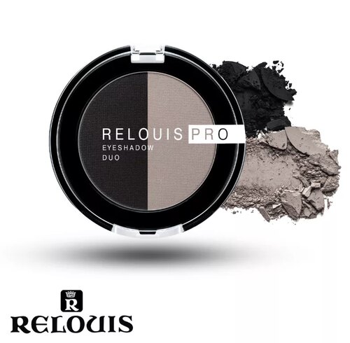 RELOUIS PRO 双色专业眼影不飞粉自然细腻