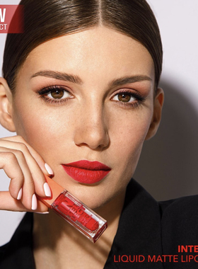 口红新品‘23！chaoji亚光鲜色唇釉INTELLECT聪明女口红持久不沾