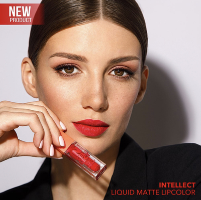 口红新品‘23！chaoji亚光鲜色唇釉INTELLECT聪明女口红持久不沾