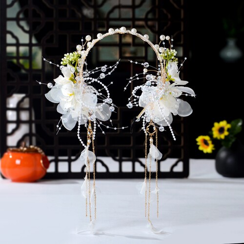 超仙汉服头饰流苏步摇吊坠发箍