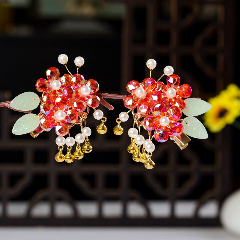 新款儿童汉服头饰古风花朵对夹宝宝发饰多色女童女孩琉璃发夹饰品,饰品/流行首饰/时尚饰品新,发饰,淘宝优惠券,粉丝福利购,淘宝优惠卷