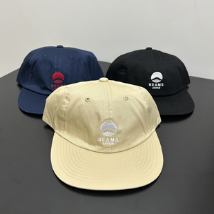 beams富士山日系工装棒球帽日潮街头男女夏季平沿帽子平檐帽
